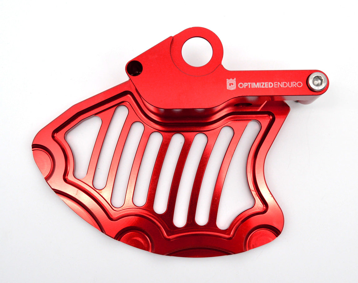 Optimized Enduro™ Front Disc Guard for GasGas EX/EC/MC 20212022 (Red