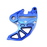 Optimized Enduro Rear Rotor Guard with Caliper Carrier for Husqvarna TE/FE 2014-2022 (Blue)