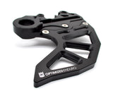 Optimized Enduro Rear Rotor Guard with Caliper Carrier for KTM/Husqvarna/GasGas (Black)