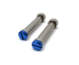Optimized Enduro Stainless Footpeg Bolt Set Husqvarna/KTM/GasGas (Blue)