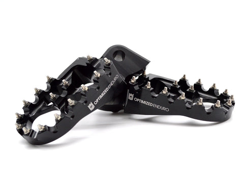 Optimized Enduro Foot Pegs for KTM/Husqvarna/GasGas 1999-2024 (Black) See Fitment