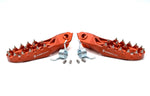 Optimized Enduro Foot Pegs for KTM 2023 (Orange)