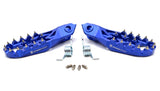 Optimized Enduro Foot Pegs for KTM/Husqvarna 2023-2024 (Blue)