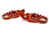 Optimized Enduro Foot Pegs for KTM 2016-2022 (Orange)