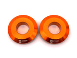 Optimized Enduro Wheel Spacer Upgrade Kit for KTM 13-22 25mm Axle (Orange)