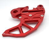 Optimized Enduro Rear Rotor Guard with Caliper Carrier for GasGas EX/MC 125-450 2021-2022 (Red)