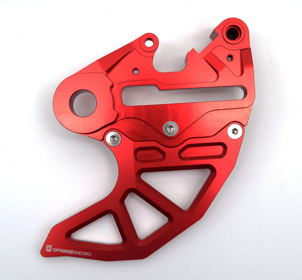 Optimized Enduro Rear Rotor Guard with Caliper Carrier for GasGas