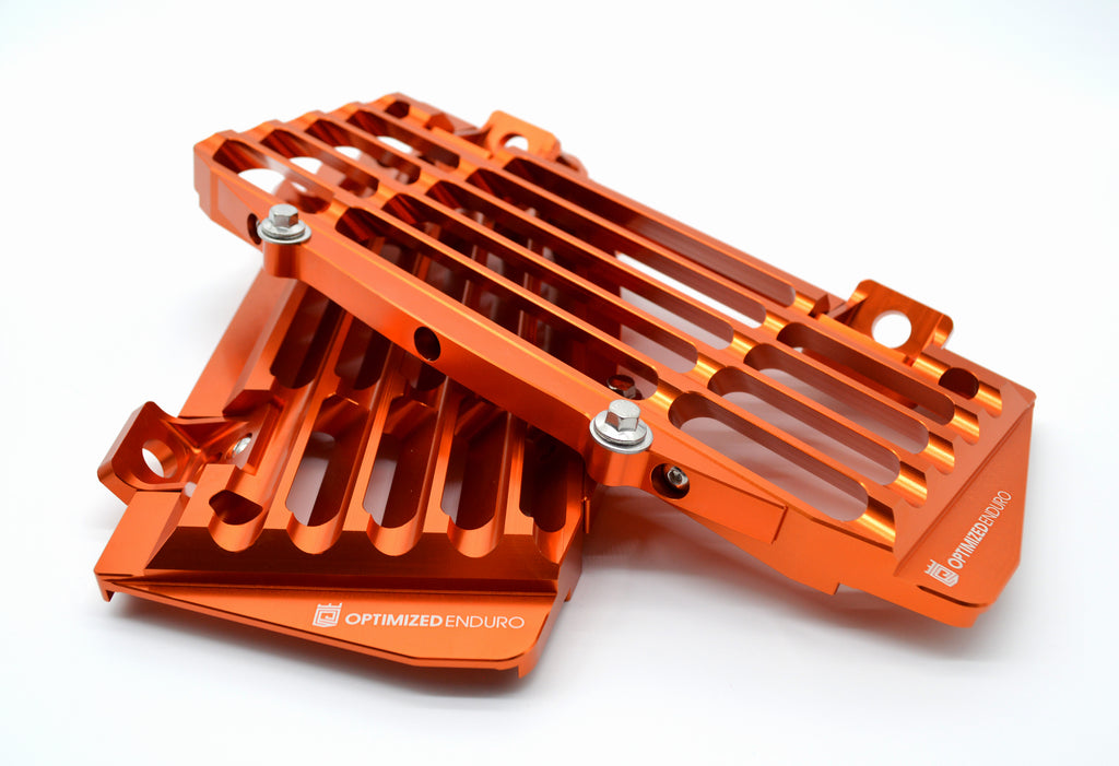 Ktm Radiator Cover Optimized Enduro Radiator Guards for KTM 2016-2024 (Orange) – Coober USA